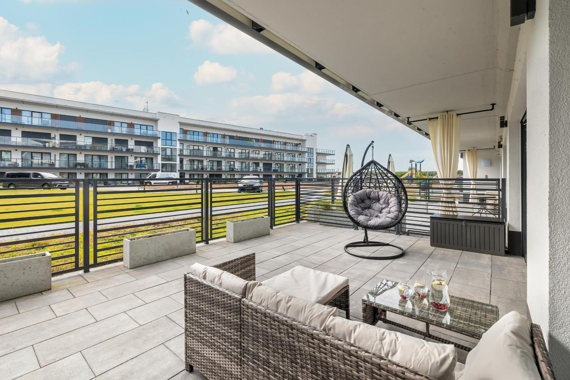 Wellness & Spa Resort Dziwnow Riverfront Apartments With Parking By Noclegi Renters 外观 照片